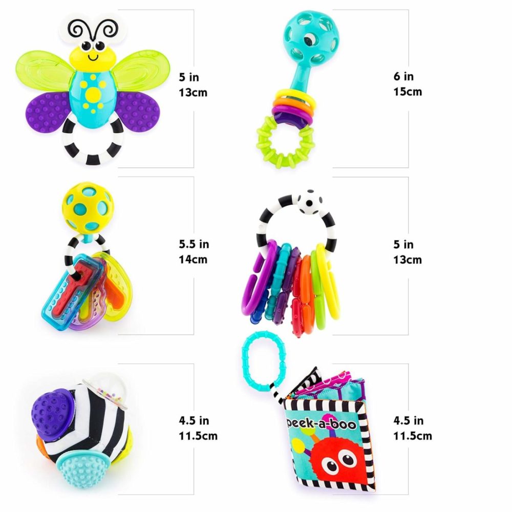 Play My Way Infant Gift Set – 6 Pieces – Ages 0+ Months  |  Rattles & Plush Rings All Toys Rattles & Plush Rings