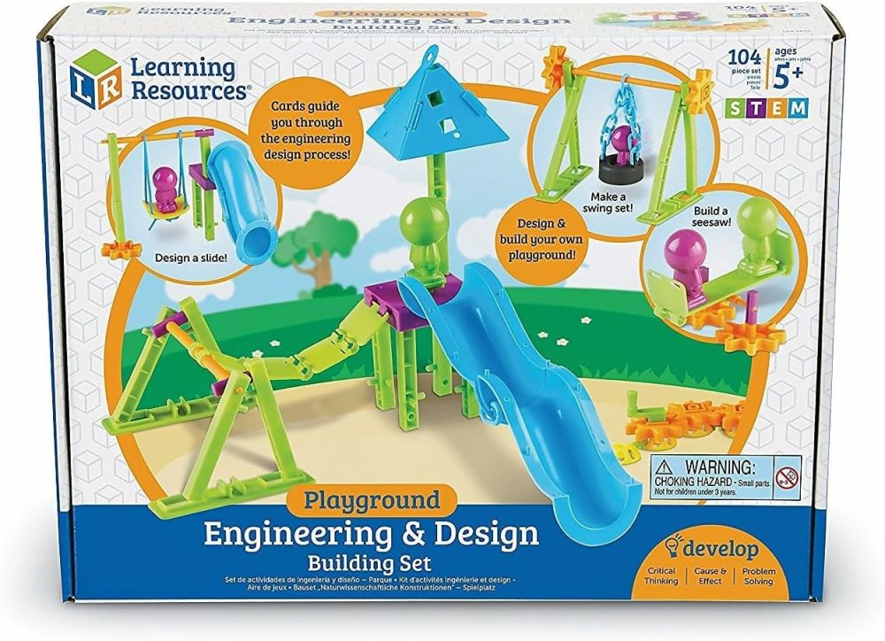 Playground Engineering & Design Stem Set – 104 Pieces  Ages 5+ Stem Toys For Kids  Construction Toys  |  Building Sets All Toys Building Sets