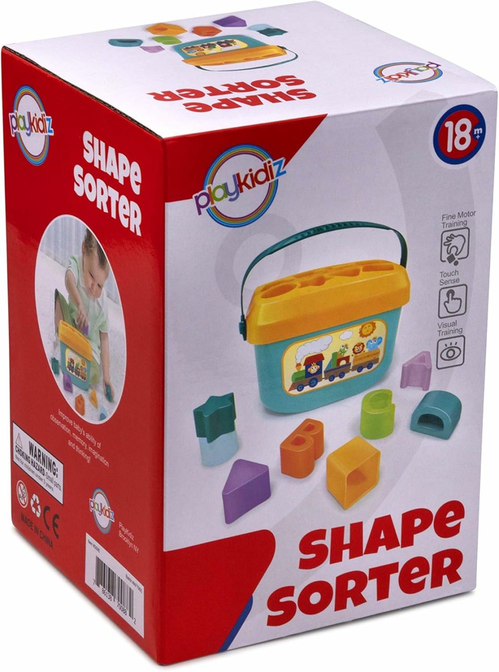 Playkidz Shape Sorter Baby And Toddler Toy  Abc And Shape Pieces  Sorting Shape Game  Developmental Toy For Children 18 Months+  |  Sorting & Stacking Toys All Toys Sorting & Stacking Toys