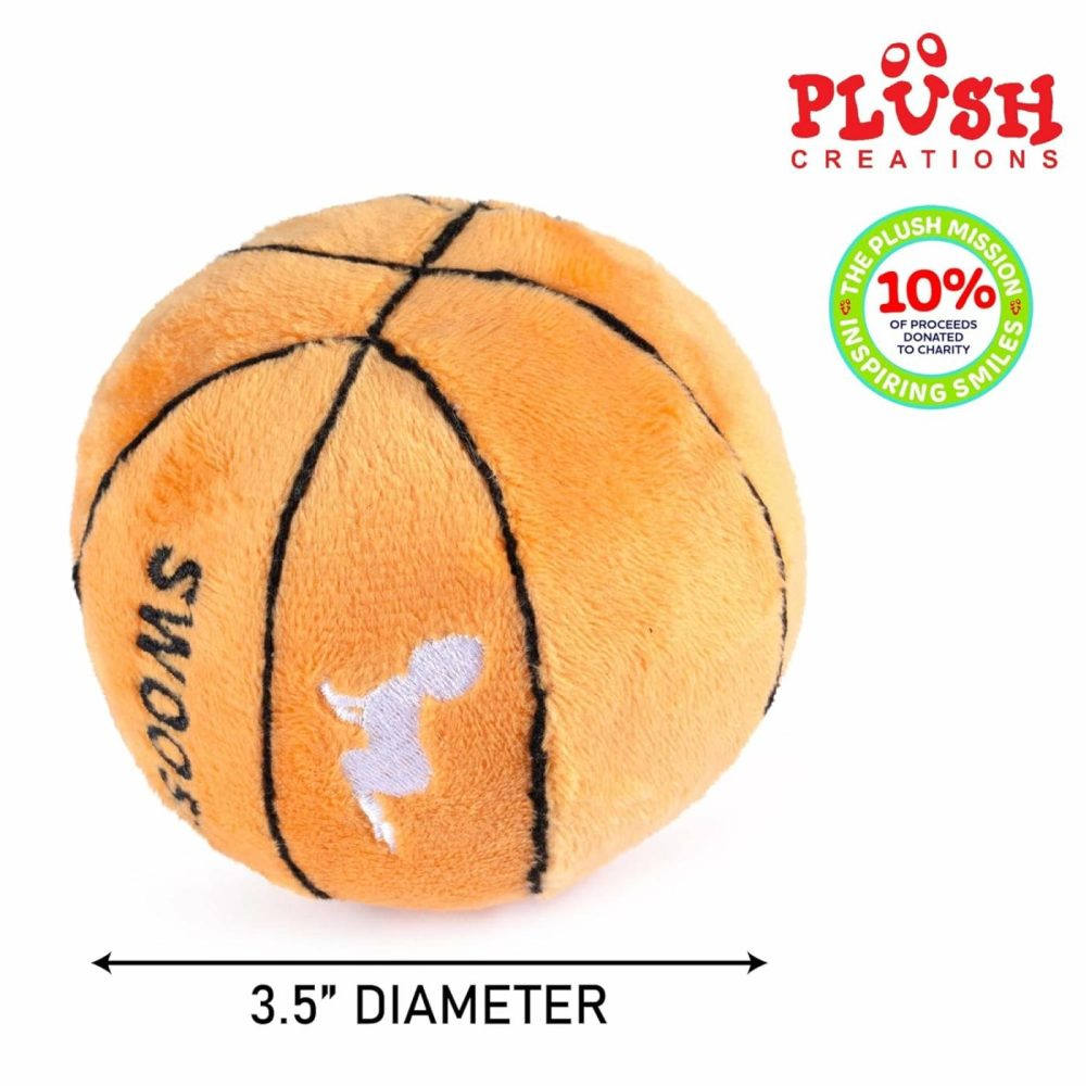 Plush Baby Basketball Rattle | Baby Basketball Toy | Learning Content | Great Gift For Baby And Toddler Girls Or Boys | 0-36 Months  |  Rattles & Plush Rings All Toys multicolored