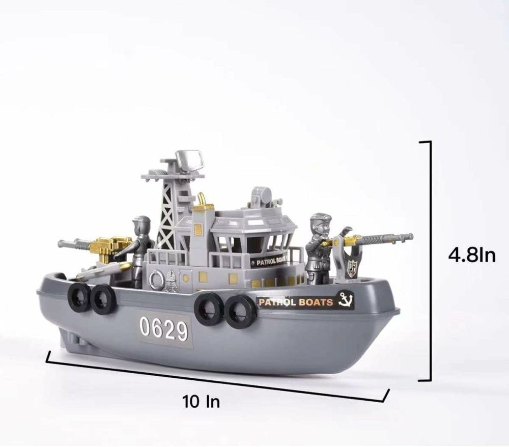 Pool Warship Toy Boat Bath Toys – Children’s Toy Boat  Big Warship Aircraft Carrier Toy In Bath Tub  Gift For Kids Pool Toys  |  Bath Toys All Toys Bath Toys