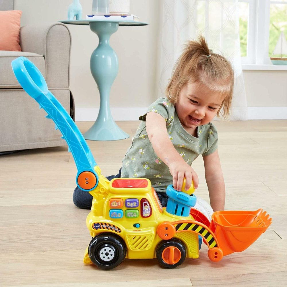 Pop-A-Balls Push & Pop Bulldozer,Yellow  |  Push & Pull Toys All Toys Push & Pull Toys