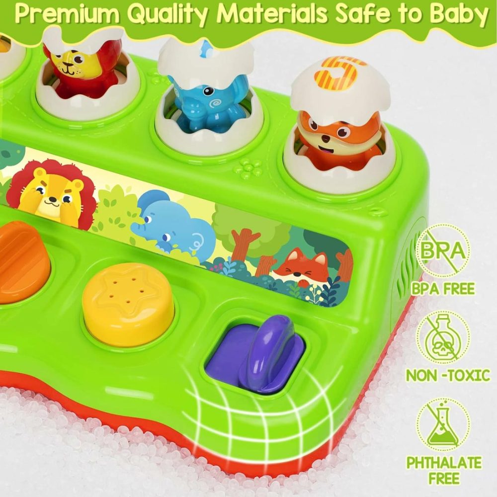 Pop Up Animals Toy With Music & Sound  Early Developmental Toy For 12-18 Months Baby  Infants & Toddlers,1 Year Old Girls & Boys  |  Musical Toys All Toys