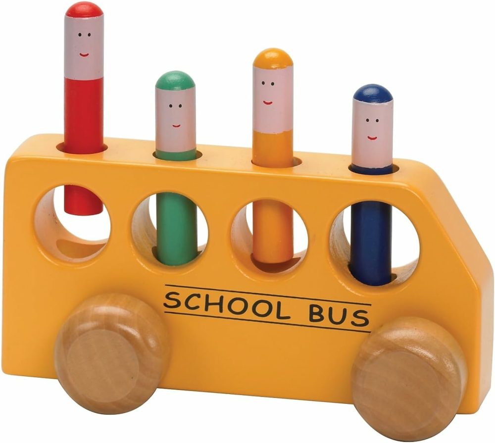 Pop Up School Bus  |  Push & Pull Toys All Toys Push & Pull Toys