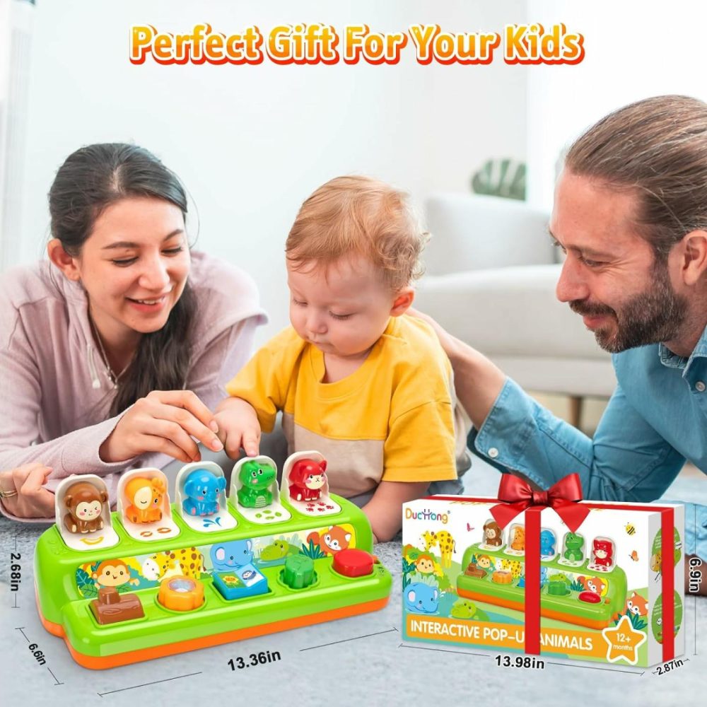 Pop Up Toys For 1 Year Old &12-18 Months Baby  Early Developmental Toys With Music & Sound  Interactive Sensory Toy For Toddlers  Boys & Girls  |  Musical Toys All Toys