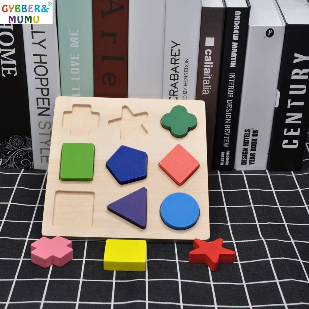 Preschool Colorful Wooden Shape Puzzle  |  Sorting & Stacking Toys All Toys Sorting & Stacking Toys