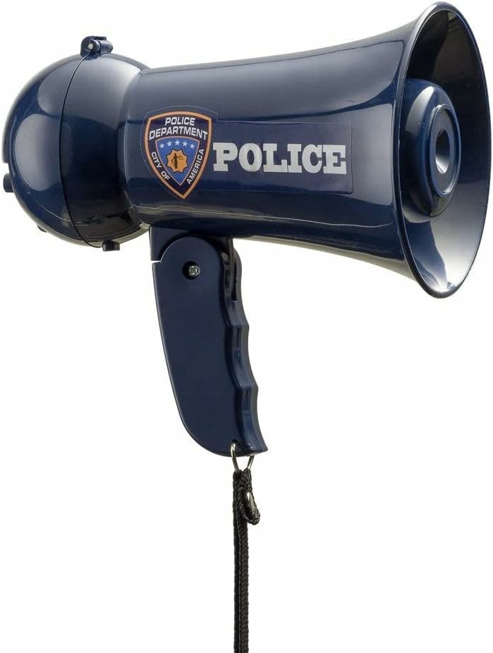 Pretend Play Police Officer’s Megaphone With Siren Sound For Kids  |  Musical Toys All Toys