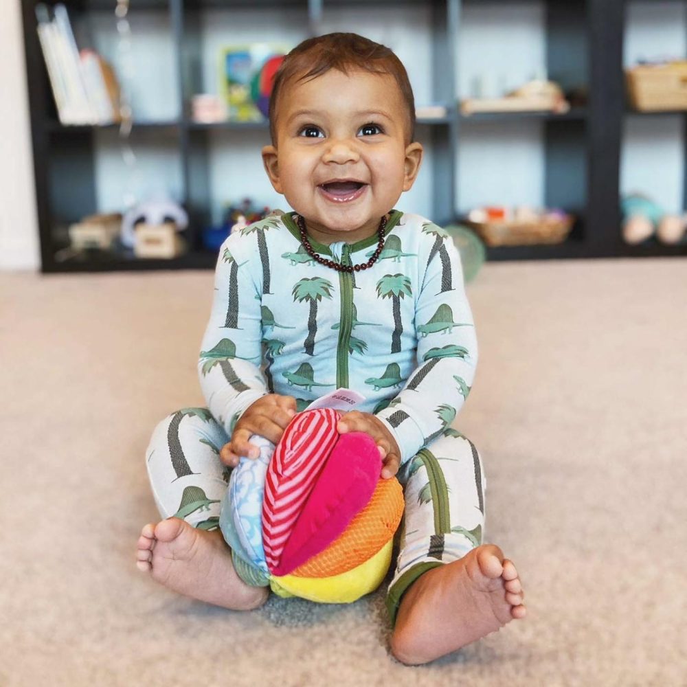 Rainbow Fabric Ball – Machine Washable Baby Sensory Toys – Ideal Baby Toy  Tummy Time Toys & Baby Teething Toys- 6 Mth+  |  Balls All Toys Balls