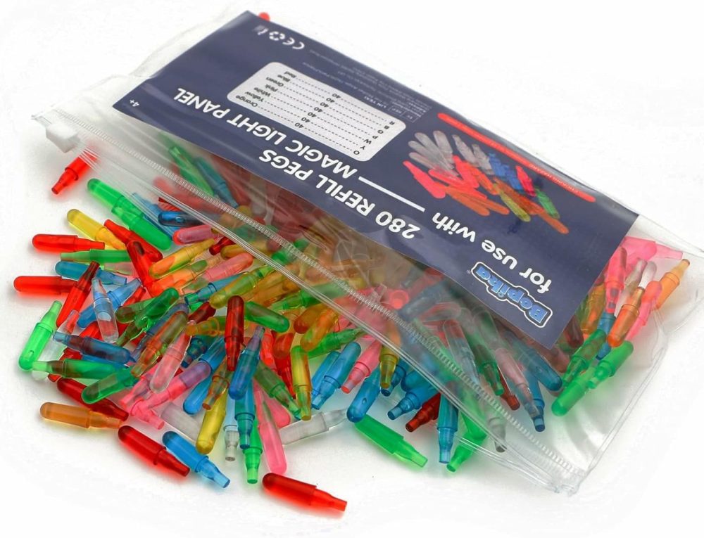 Refill Pegs 280Pcs For Use With  Creative Light Up Board,Educational Learning Toys For Boys And Girls Ages 4+  |  Sorting & Stacking Toys All Toys 280PCS Refill Pegs