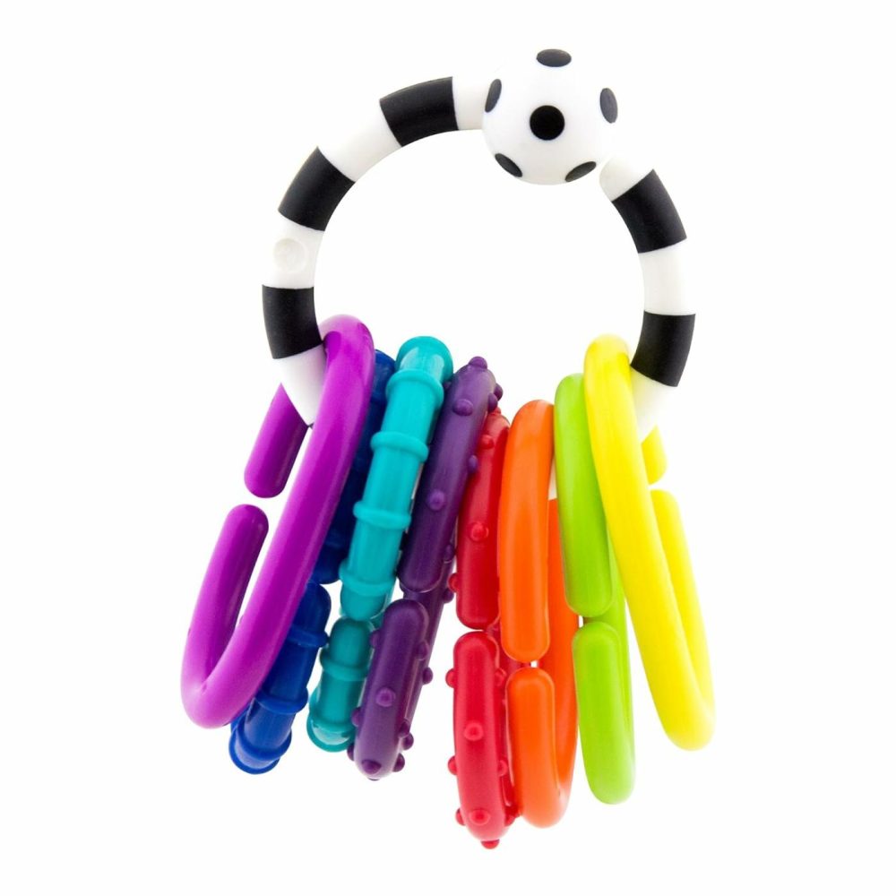 Ring O Links 9 Piece Set  Links For Stroller Or Carrier Seat  0+ Months  |  Rattles & Plush Rings All Toys Multicolor/Assorted