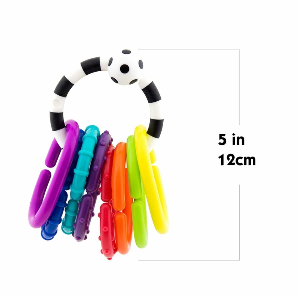 Ring O Links 9 Piece Set  Links For Stroller Or Carrier Seat  0+ Months  |  Rattles & Plush Rings All Toys Multicolor/Assorted