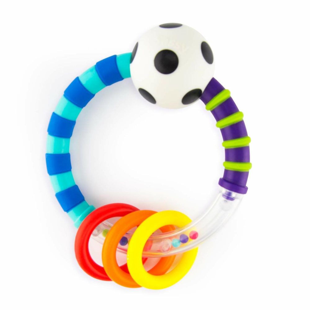 Ring Rattle | Developmental Baby Toy For Early Learning | High Contrast | For Ages Newborn And Up  |  Rattles & Plush Rings All Toys Rattles & Plush Rings