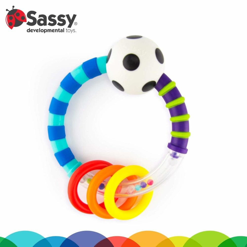 Ring Rattle | Developmental Baby Toy For Early Learning | High Contrast | For Ages Newborn And Up  |  Rattles & Plush Rings All Toys Rattles & Plush Rings