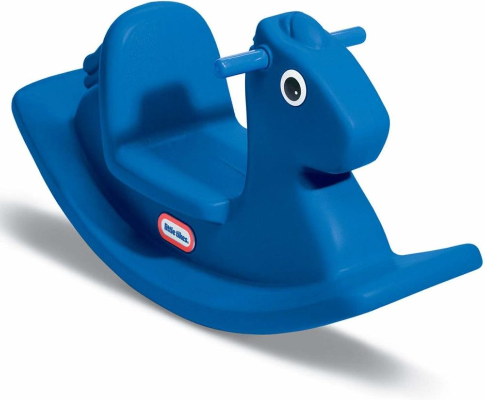 Rocking Horse Blue  33.00 L X 10.00 W X 17.50 H Inches  |  Rocking Horses & Animals All Toys Blue