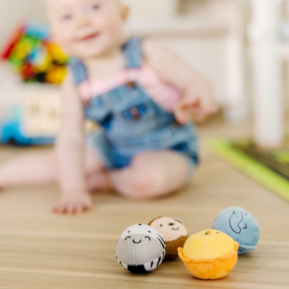 Rollables Safari Friends Infant And Toddler Toy (4 Pieces)  |  Push & Pull Toys All Toys Multicolor