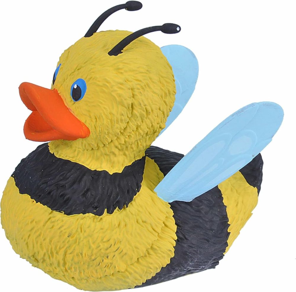 Rubber Duck  Bee  Gift For Kids  Great Gift For Kids And Adults  4 Inches  Bright Yellow  |  Bath Toys All Toys Bath Toys