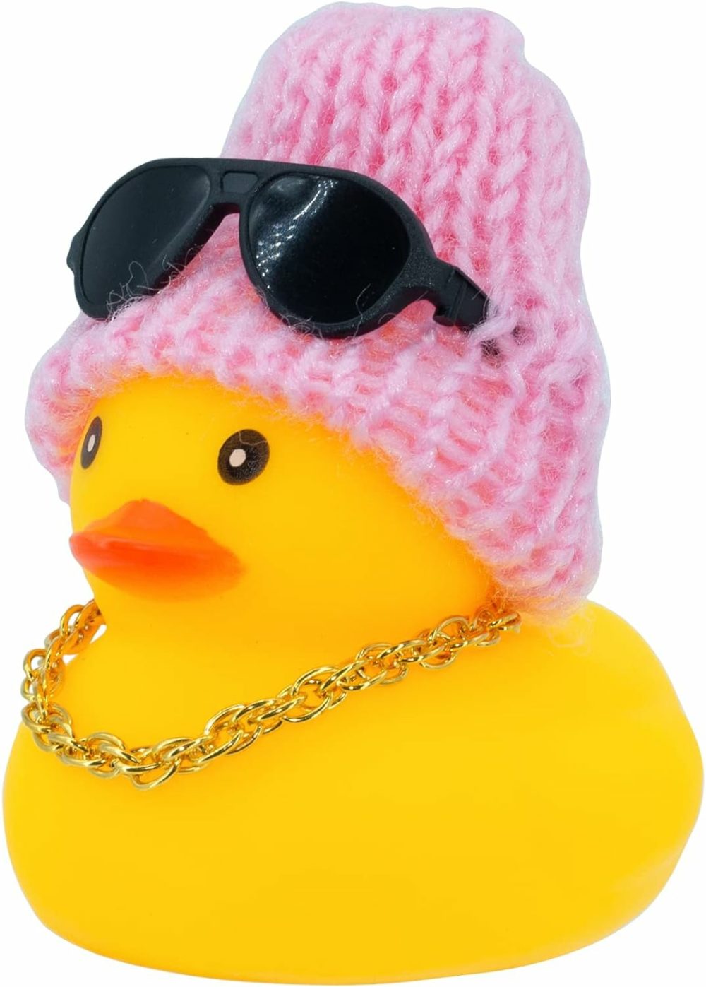 Rubber Duck Car Ornaments Duck Car Dashboard Decorations For Car Dashboard Decoration Accessories With Mini Hat Swim Ring Necklace And Sunglasses  |  Bath Toys All Toys Bath Toys