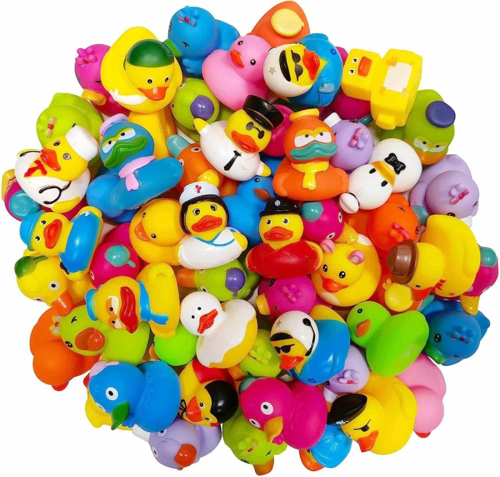 Rubber Ducks In Bulk,Assortment Duckies For Jeep Ducking Floater Duck Bath Toys Party Favors (30-Pack)  |  Bath Toys All Toys Bath Toys