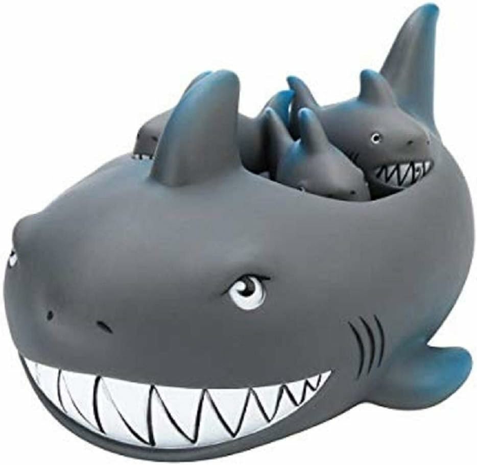 Rubber Shark Family Bath Toy Or Pet Toy Set  |  Bath Toys All Toys Bath Toys