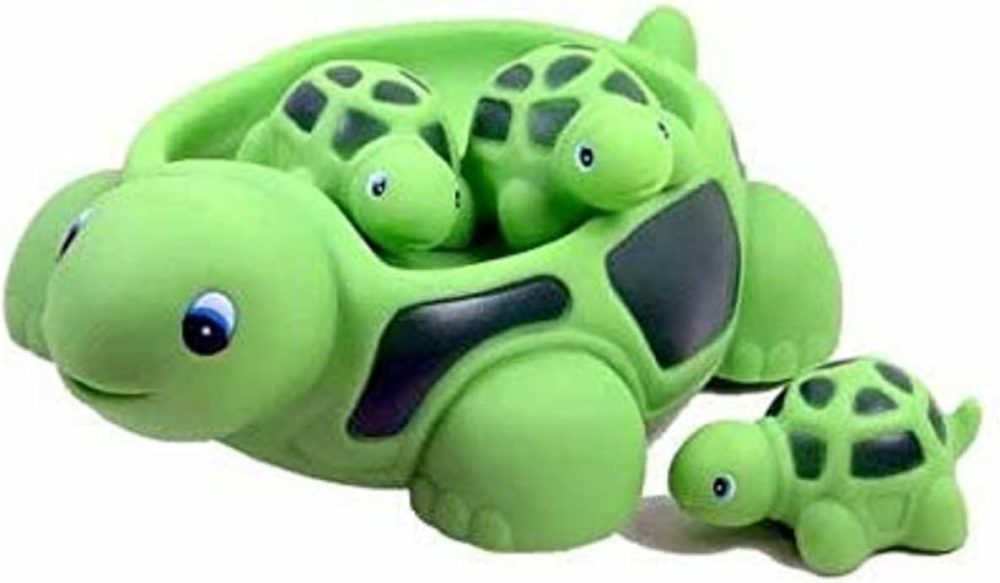 Rubber Turtle Family Bathtub Toy Pals Also A Great Pet Dog Chew Toy  |  Bath Toys All Toys Bath Toys