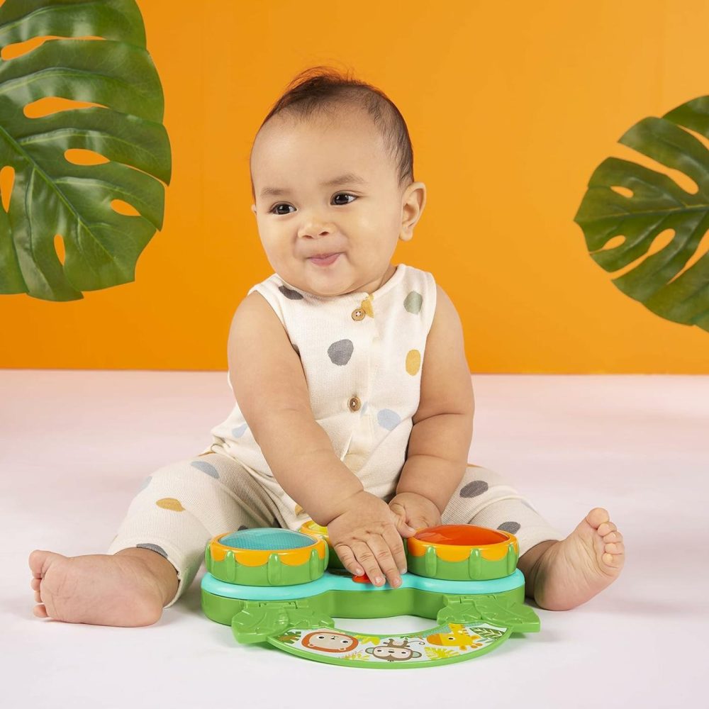 Safari Beats Musical Drum Toy With Lights  Ages 3 Months +  Multi  |  Musical Toys All Toys