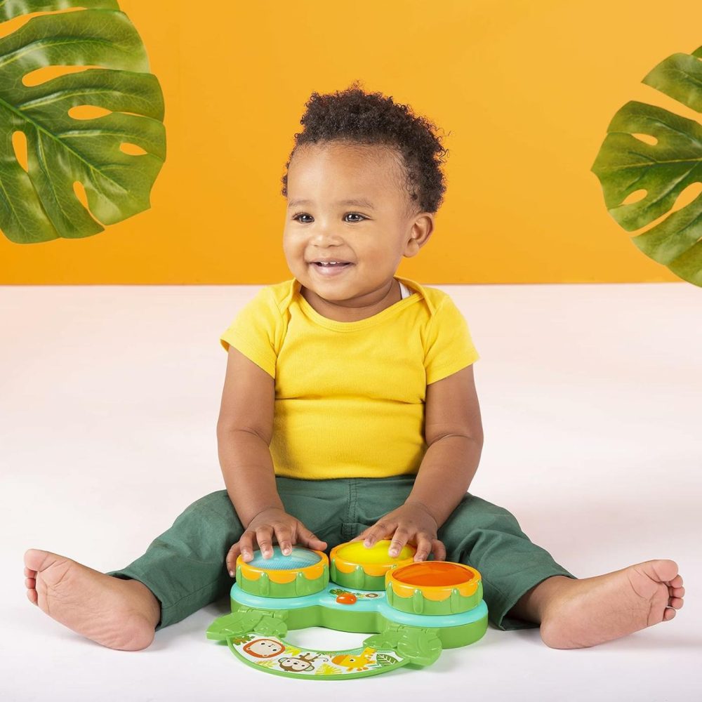 Safari Beats Musical Drum Toy With Lights  Ages 3 Months +  Multi  |  Musical Toys All Toys