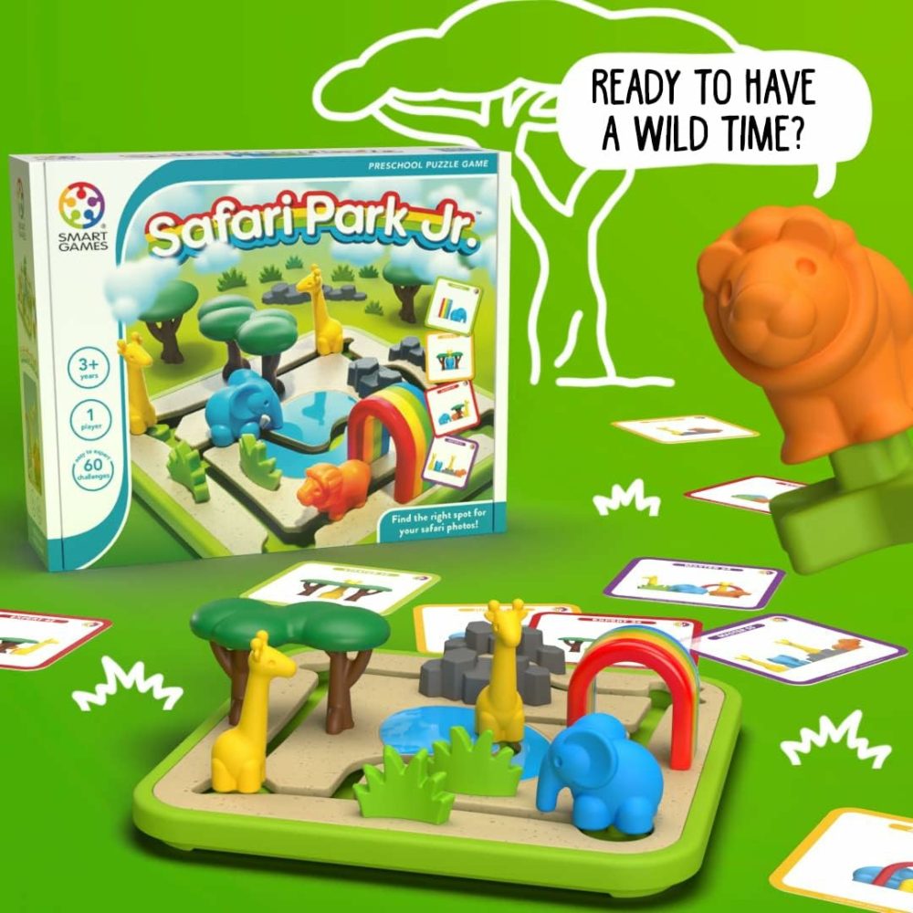 Safari Park Jr. Preschool Puzzle Game With 60 Challenges For Ages 3 And Up  |  Sorting & Stacking Toys All Toys Sorting & Stacking Toys