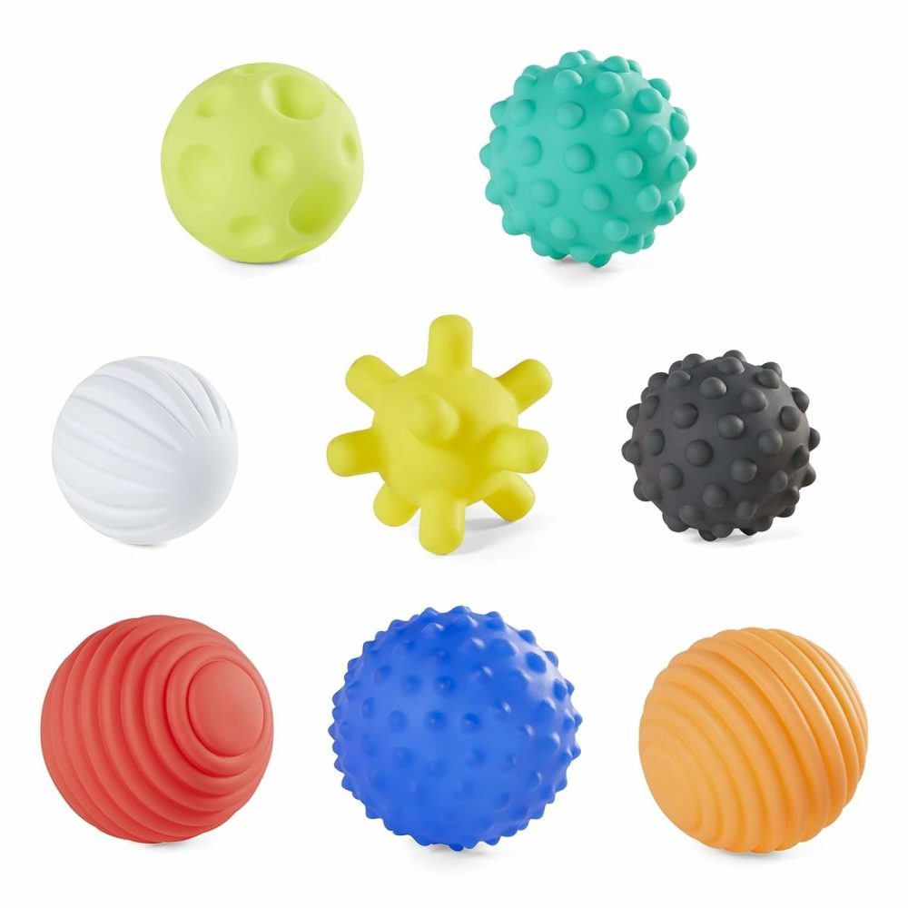 Sensory Balls  Blocks & Buddies – Textured  Soft & Colorful Toys Includes 8 Balls  8 Numbered Blocks  4 Animal Buddies  Ages 0 Months +  20-Piece Set  |  Balls All Toys Balls