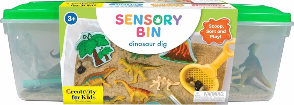 Sensory Bin: Dinosaur Dig – Dinosaur Toys For Kids Ages 3-5+  Preschool Learning Activities  Kids Gifts For Boys And Girls  |  Sorting & Stacking Toys All Toys Sorting & Stacking Toys