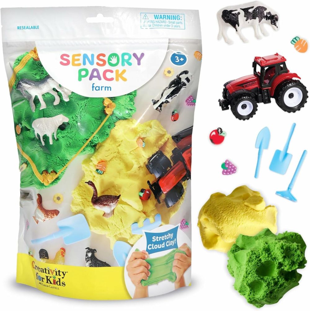 Sensory Pack: Farm  Sensory Toys For Toddlers 3-4+  Pretend Play Farm Animals Toys For Kids  Toddler Travel Toys And Activities  |  Sorting & Stacking Toys All Toys Sorting & Stacking Toys