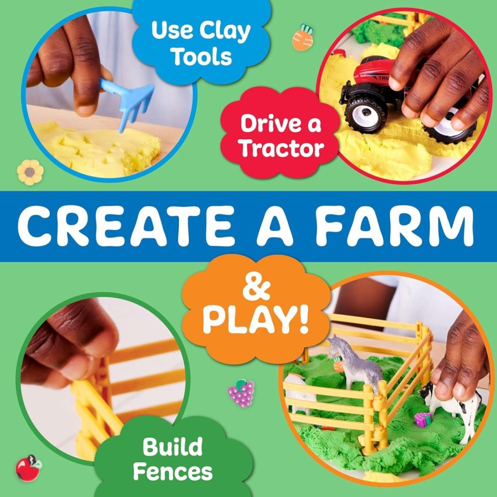 Sensory Pack: Farm  Sensory Toys For Toddlers 3-4+  Pretend Play Farm Animals Toys For Kids  Toddler Travel Toys And Activities  |  Sorting & Stacking Toys All Toys Sorting & Stacking Toys