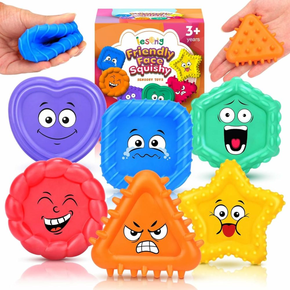 Sensory Toys Kids Toddlers-Social Emotional Feelings Toys Special Needs  Texture Shapes Learning Toy Preschool Classroom Must Haves  Calm Down Tools Autistic Children  Stocking Stuffers  |  Sorting & Stacking Toys All Toys Sorting & Stacking Toys