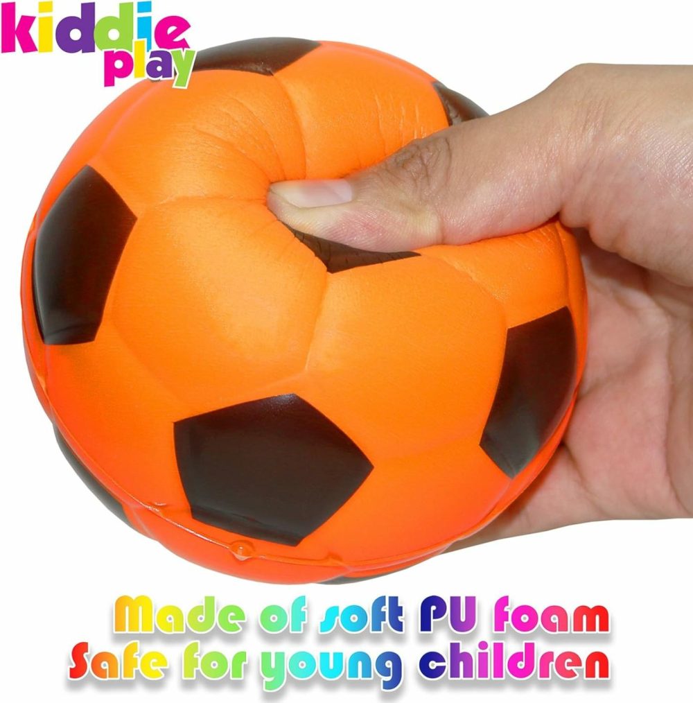 Set Of 4 Balls For Toddlers 1-3 Years 4″ Soft Soccer Ball For Kids  |  Balls All Toys Balls