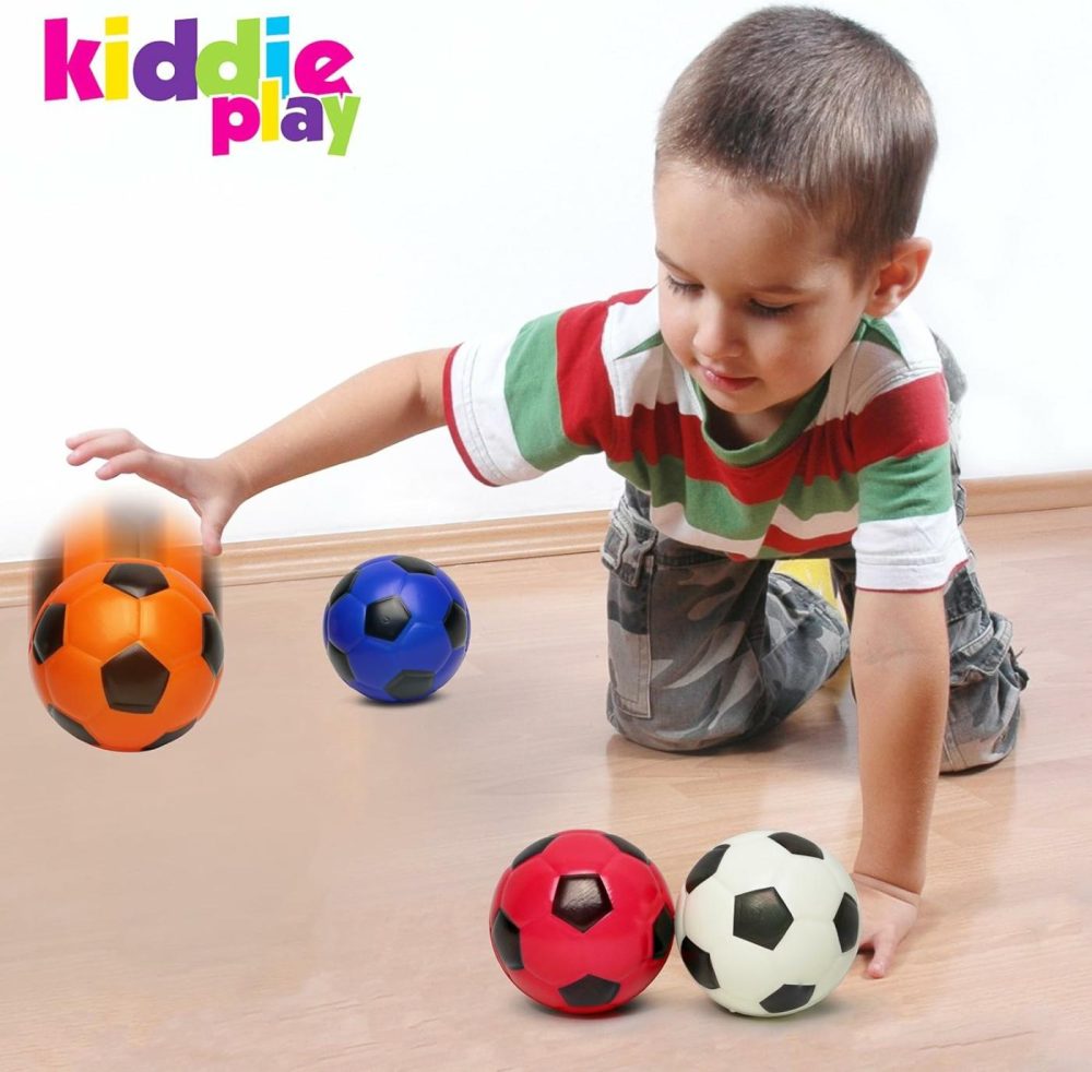 Set Of 4 Balls For Toddlers 1-3 Years 4″ Soft Soccer Ball For Kids  |  Balls All Toys Balls