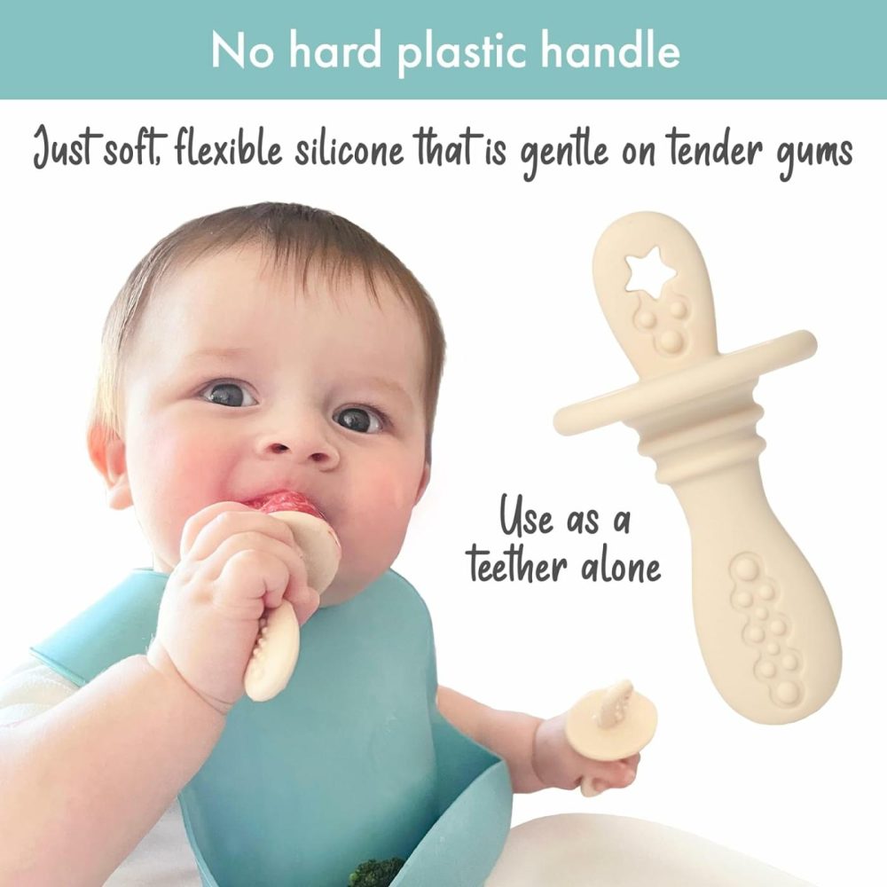 Silicone Petite Pops – Baby Popsicle Mold – Bpa Free – Dishwasher Safe – 4 Months+ (Sage Green Teether Pops)  |  Teethers All Toys Sage Green