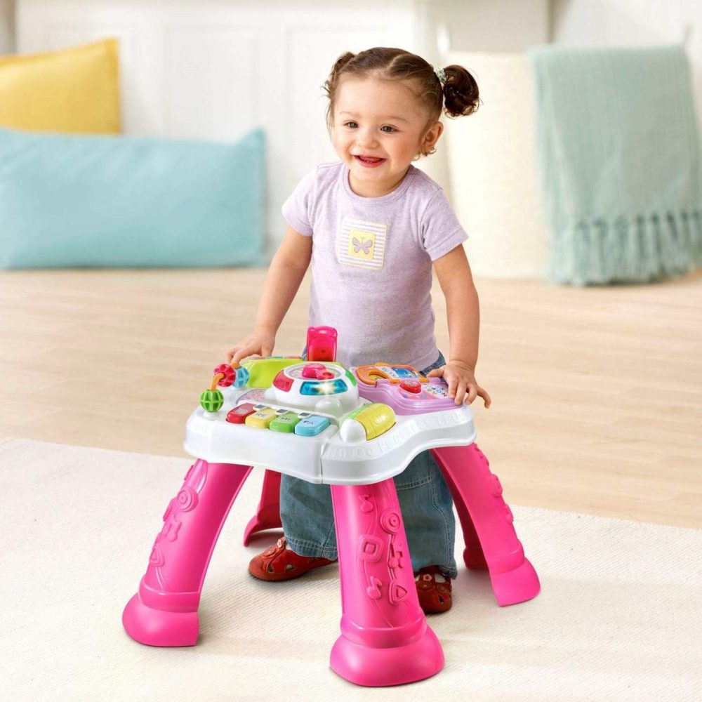 Sit-To-Stand Learn And Discover Table  Pink  |  Electronic Early Development Toys All Toys Electronic Early Development Toys