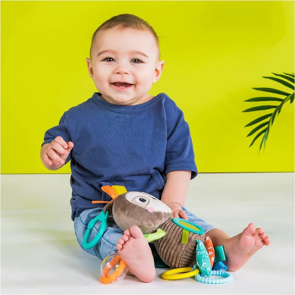 Sloth Plush Playful Pals Take-Along Bpa-Free Stroller Baby Toy  Age Newborn+  |  Car Seat & Stroller Toys All Toys Car Seat & Stroller Toys