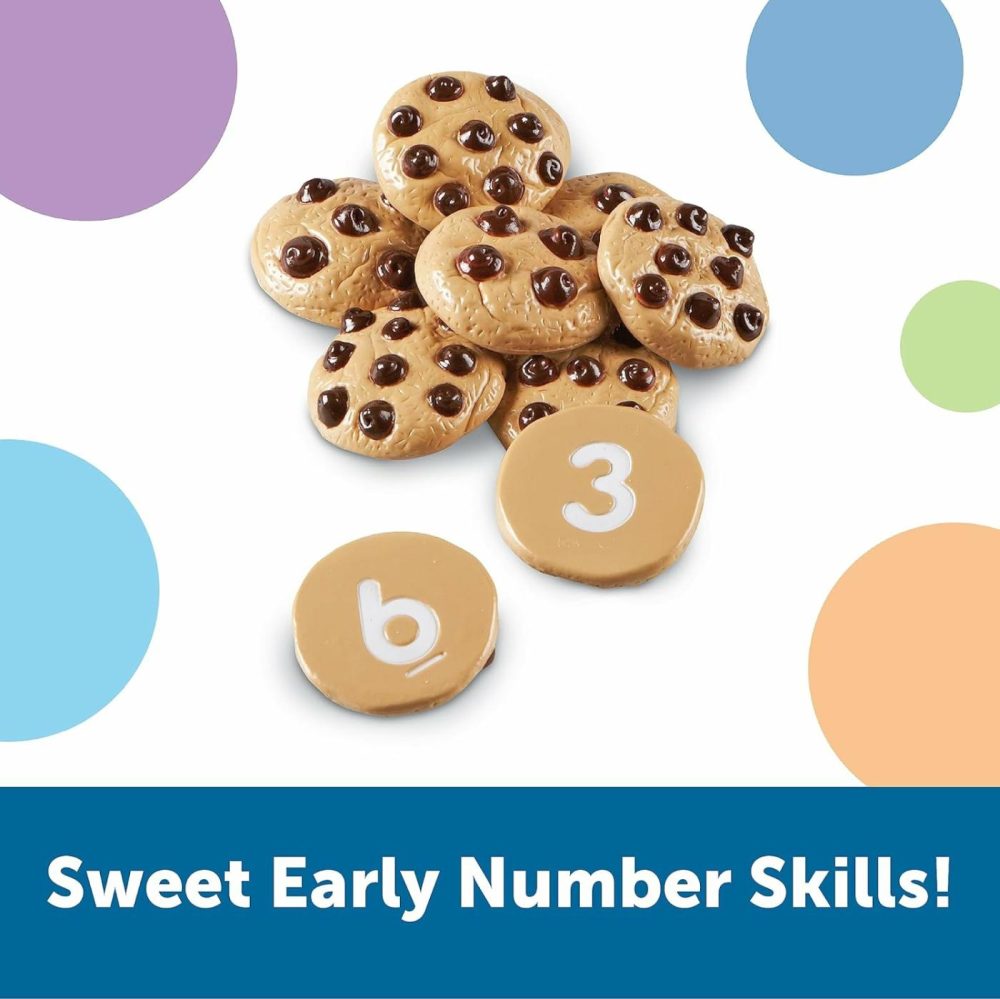 Smart Counting Cookies – 13 Pieces  Ages 18+ Months Toddler Counting & Sorting Skills  Toddler Math Learning Toys  Play Food For Toddlers  Chocolate Chip Cookies  |  Sorting & Stacking Toys All Toys Sorting & Stacking Toys