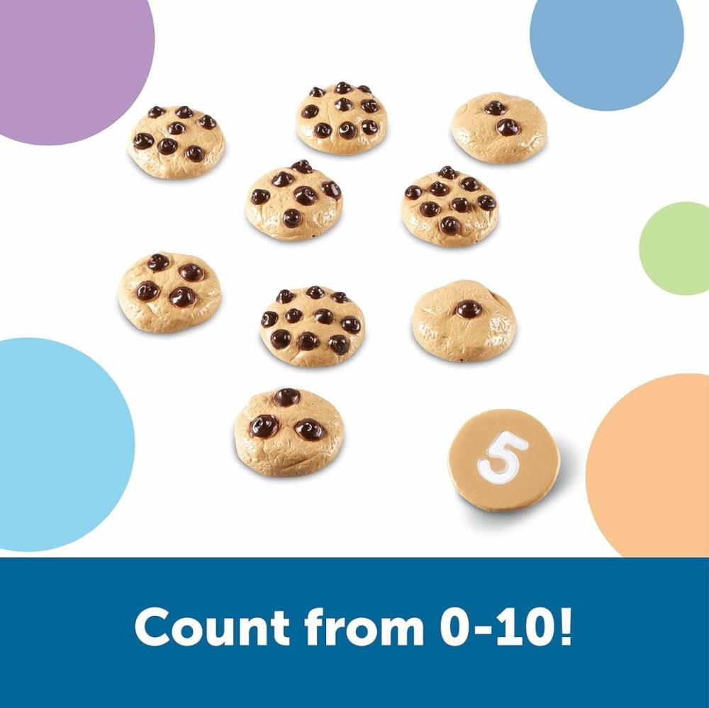 Smart Counting Cookies – 13 Pieces  Ages 18+ Months Toddler Counting & Sorting Skills  Toddler Math Learning Toys  Play Food For Toddlers  Chocolate Chip Cookies  |  Sorting & Stacking Toys All Toys Sorting & Stacking Toys