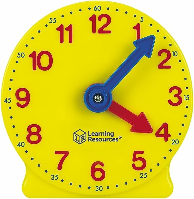 Smart Pack 4″ Clock  Yellow  |  Teaching Clocks All Toys Teaching Clocks