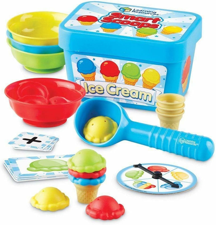 Smart Scoops Math Activity Set  Stacking And Sorting Toys  Develops Early Math Skills  55 Pieces  Ages 3+  |  Sorting & Stacking Toys All Toys Sorting & Stacking Toys