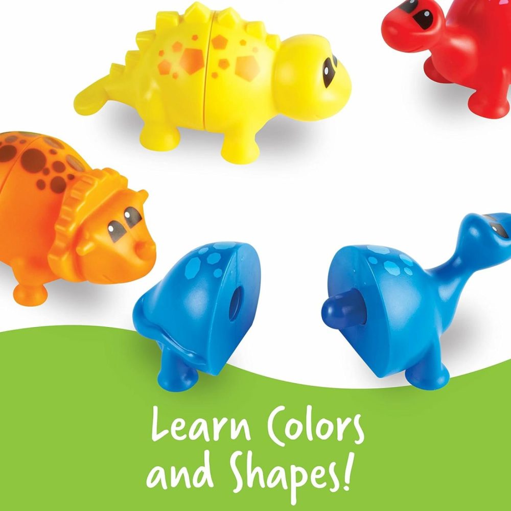 Snap-N-Learn Matching Dinos – 18 Pieces  Ages 18+ Months Toddler Fine Motor Toys  Counting & Sorting Toy  Shape Sorting  Dinosaurs Toys  Sensory Bin Toys  |  Sorting & Stacking Toys All Toys Sorting & Stacking Toys