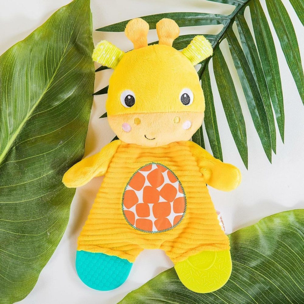 Snuggle & Teethe Bpa-Free Crinkle Teething Plush Baby Toy – Giraffe  |  Teethers All Toys Teethers