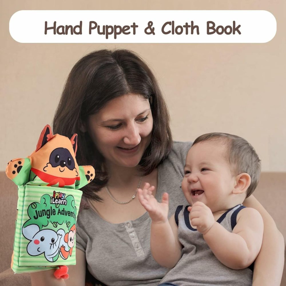 Soft Baby Books For 1 Year Old  Babies Cloth Animal Book 6-12 Month  Infant Touch Feel Fabric Crinkle Book  Toddler Carseat Crib Bedtime Toy  Newborn Gift 7 8 9 18M 2 3 Yr Kid Boy Girl  |  Car Seat & Stroller Toys All Toys Car Seat & Stroller Toys