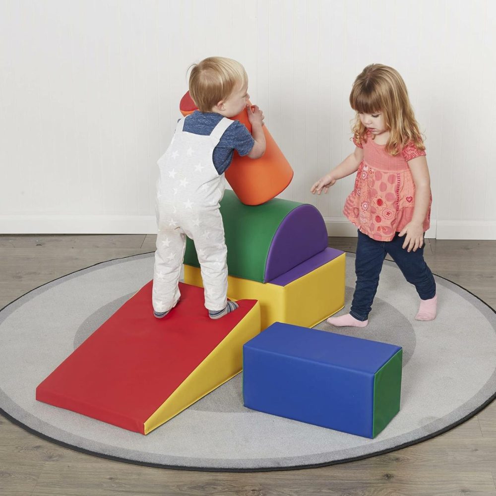 Softzone Climb And Crawl Playset  Building Blocks  Assorted  5-Piece  |  Indoor Climbers & Play Structures All Toys Assorted