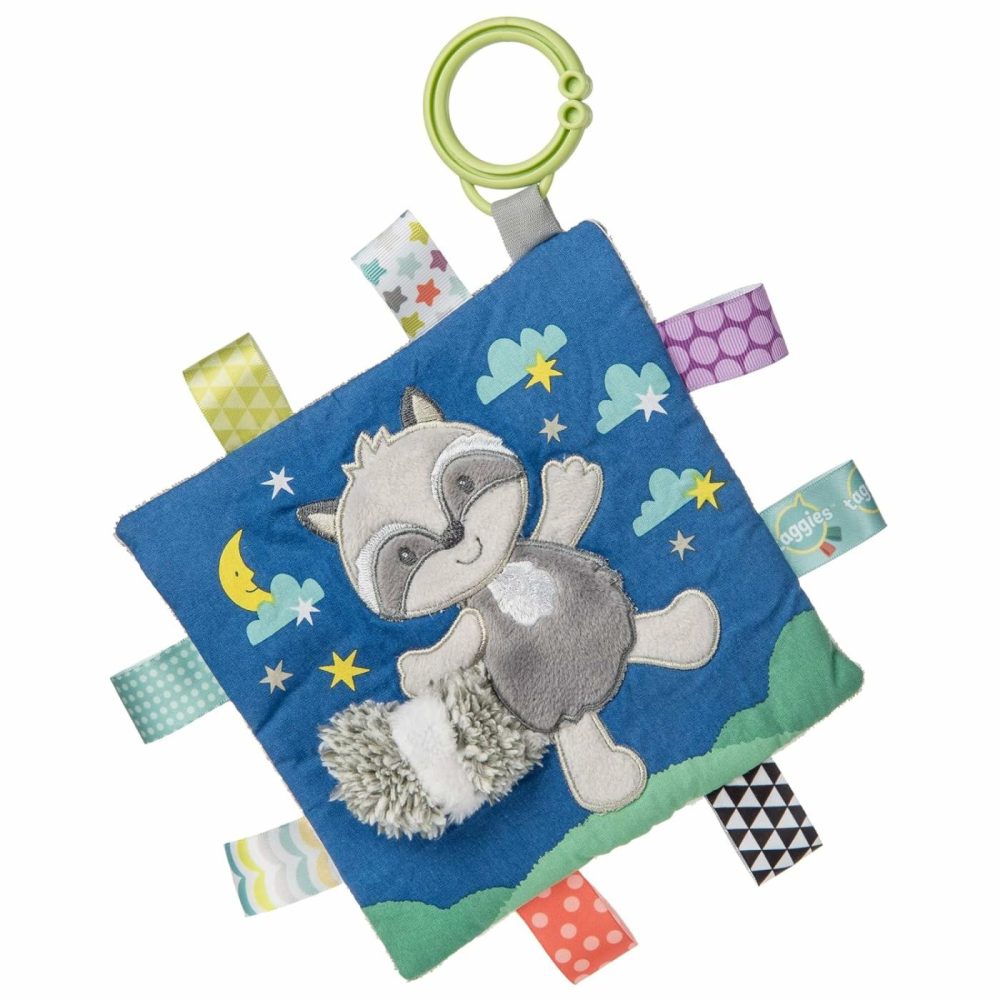 Soothing Sensory Crinkle Me Toy With Baby Paper And Squeaker  Harley Raccoon  6.5 X 6.5-Inches  |  Car Seat & Stroller Toys All Toys Car Seat & Stroller Toys