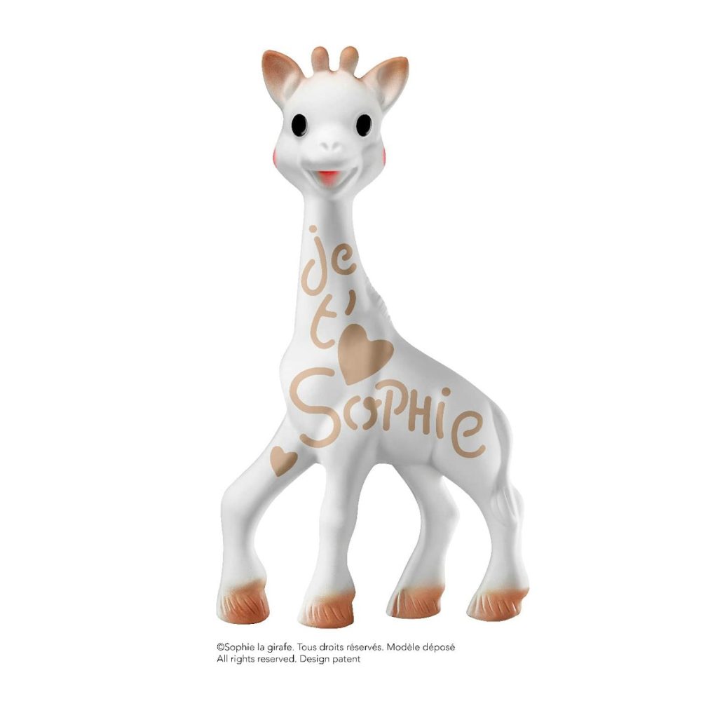 Sophie By Me 60Th Anniversary Edition Teether Sensory Developmental Toy  Beige  |  Teethers All Toys Beige