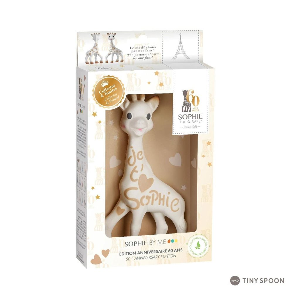 Sophie By Me 60Th Anniversary Edition Teether Sensory Developmental Toy  Beige  |  Teethers All Toys Beige