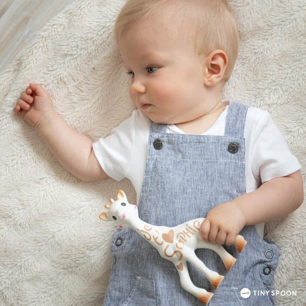 Sophie By Me 60Th Anniversary Edition Teether Sensory Developmental Toy  Beige  |  Teethers All Toys Beige