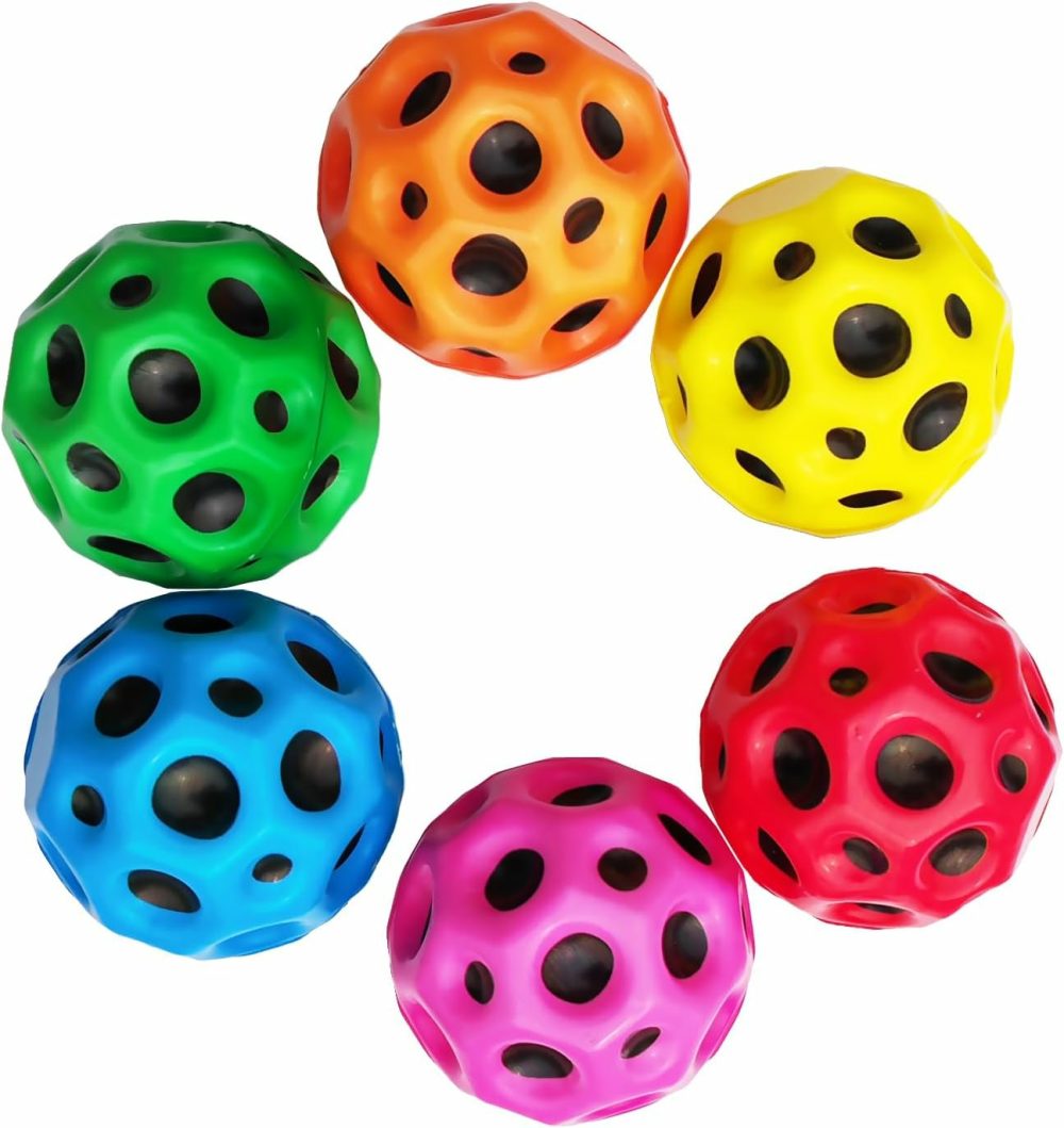 Space Ball,Extreme High Bouncing Ball  Super High Bouncing Space Ball  Children’s Sensory Ball  Athlete Training Ball  |  Balls All Toys 6 pack color 1